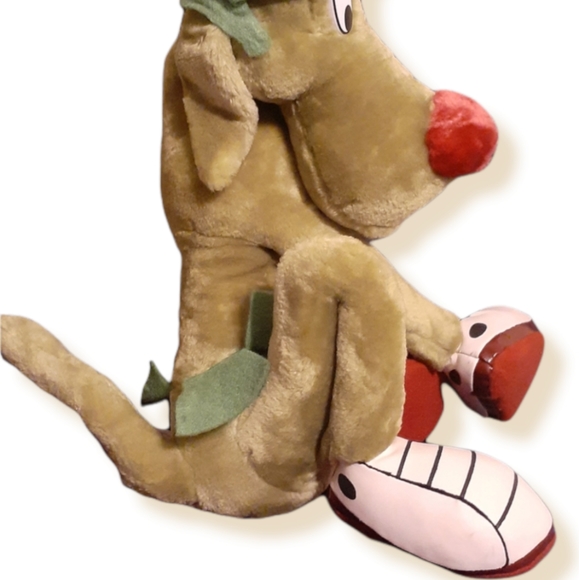 Rare Vintage 1998 23" Looney Tunes Marvin Martian Green Comander K9 Dog Plush - Picture 3 of 7